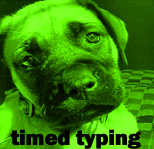 timed typing page link