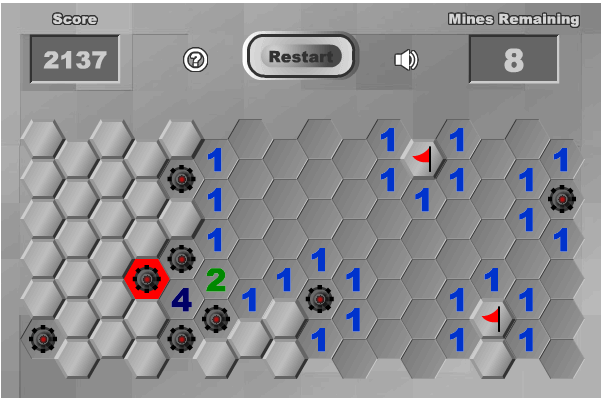 minesweeper style game