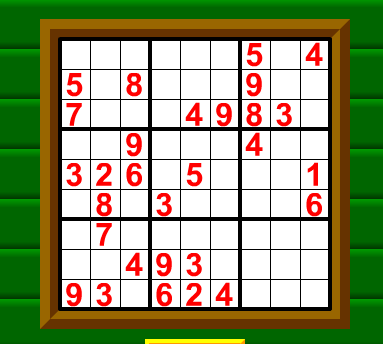 sudoku challenge