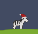 james christmas zebra