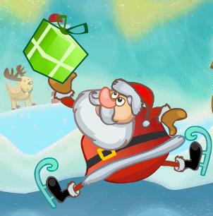 santa gift jump