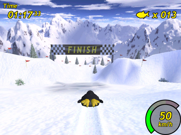 tux racer screenshot